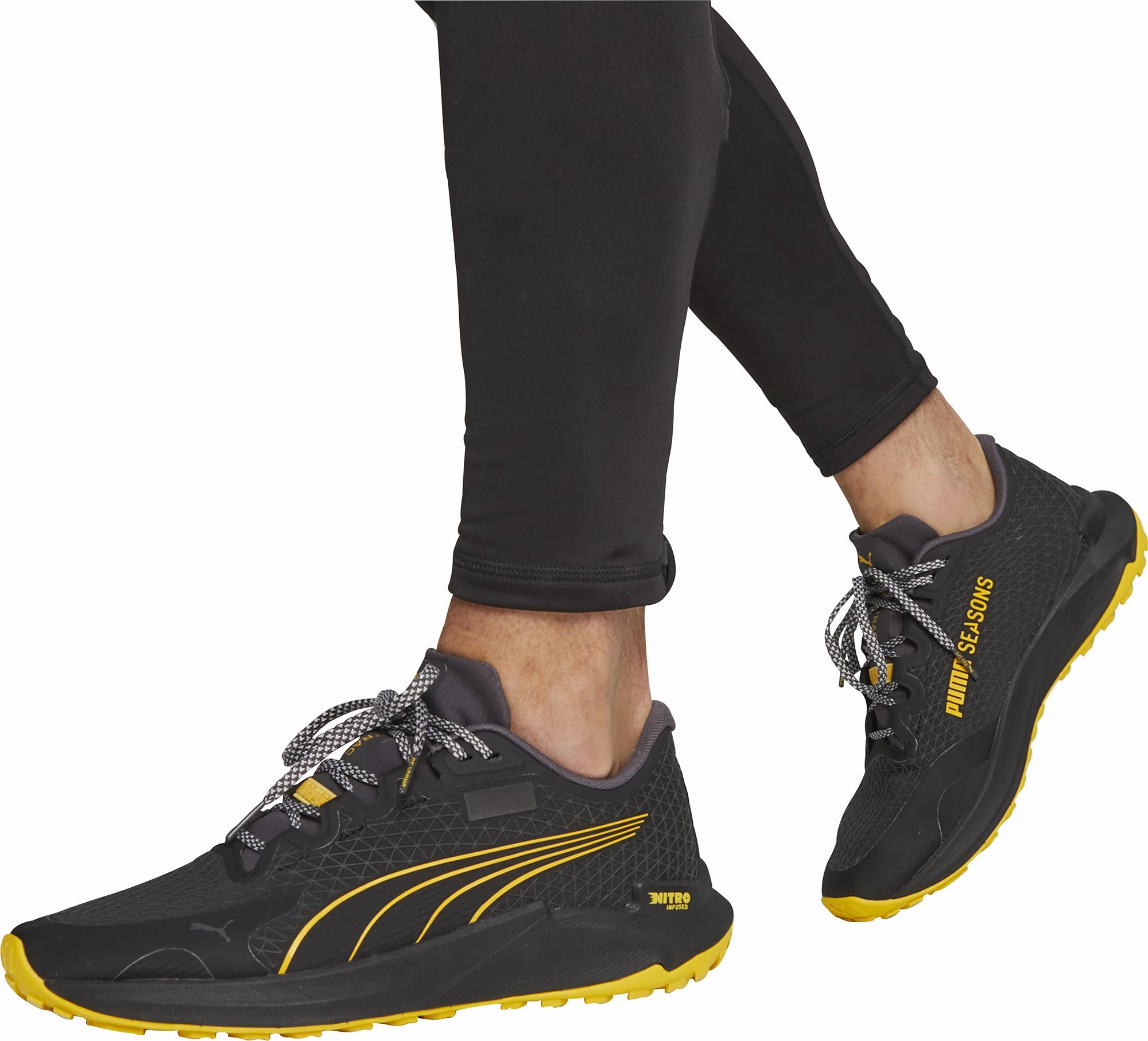Shoes Puma Puma Fast-Trac Nitro GORE-TEX Mens Trail Running Shoes - Black