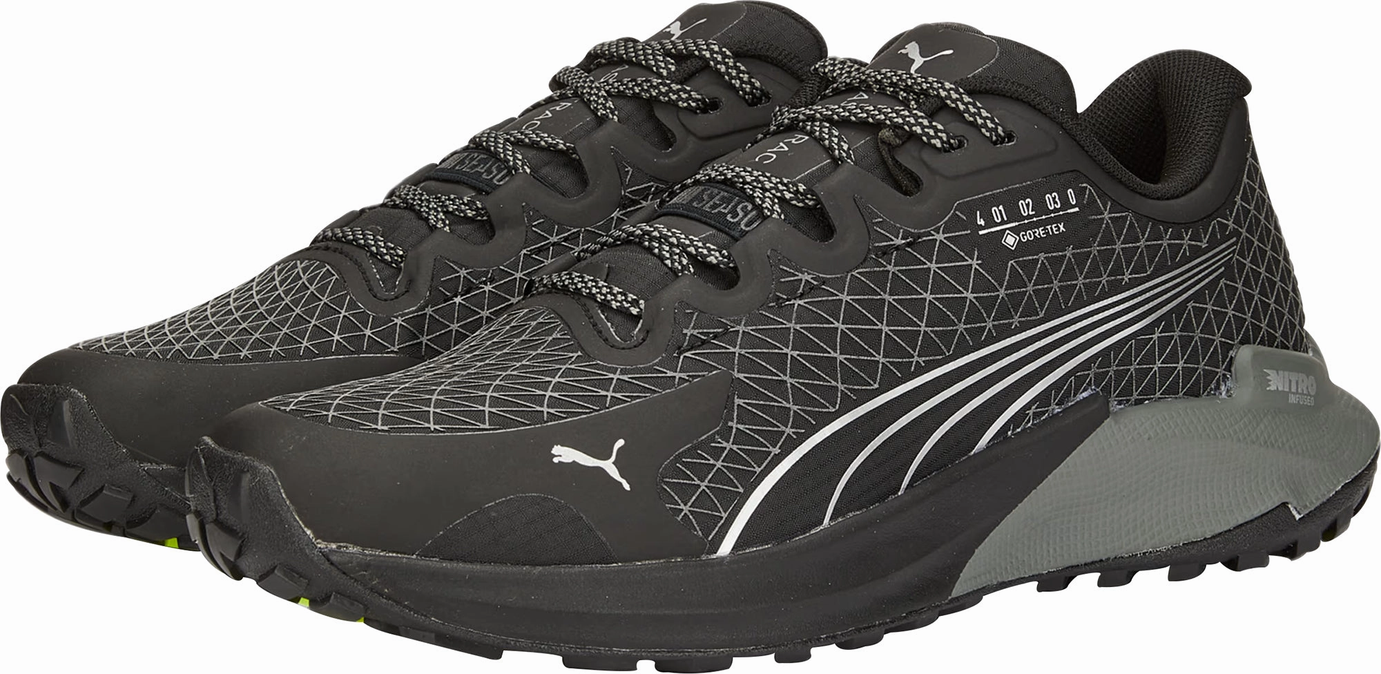 Shoes Puma Puma Fast-Trac Nitro GORE-TEX Womens Trail Running Shoes - Black