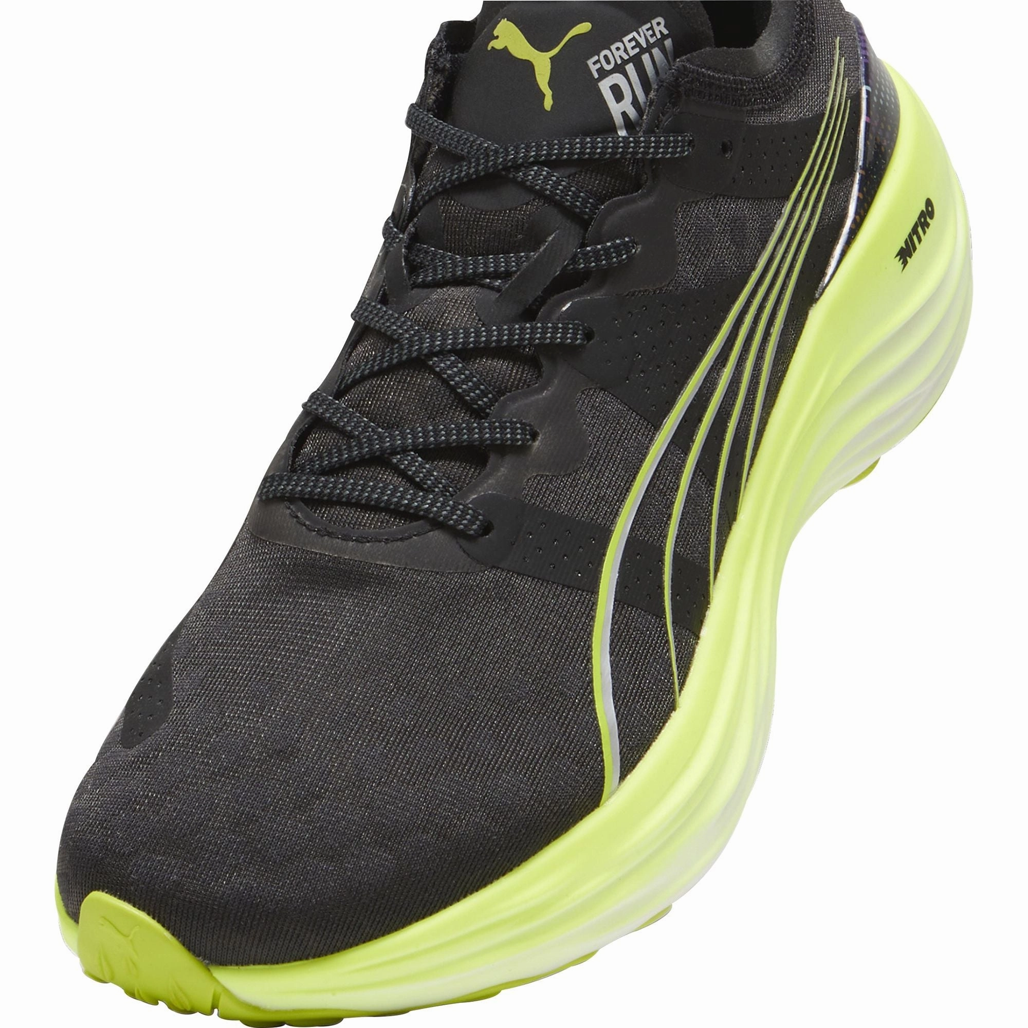 Shoes Puma Puma ForeverRun Nitro Mens Running Shoes - Black