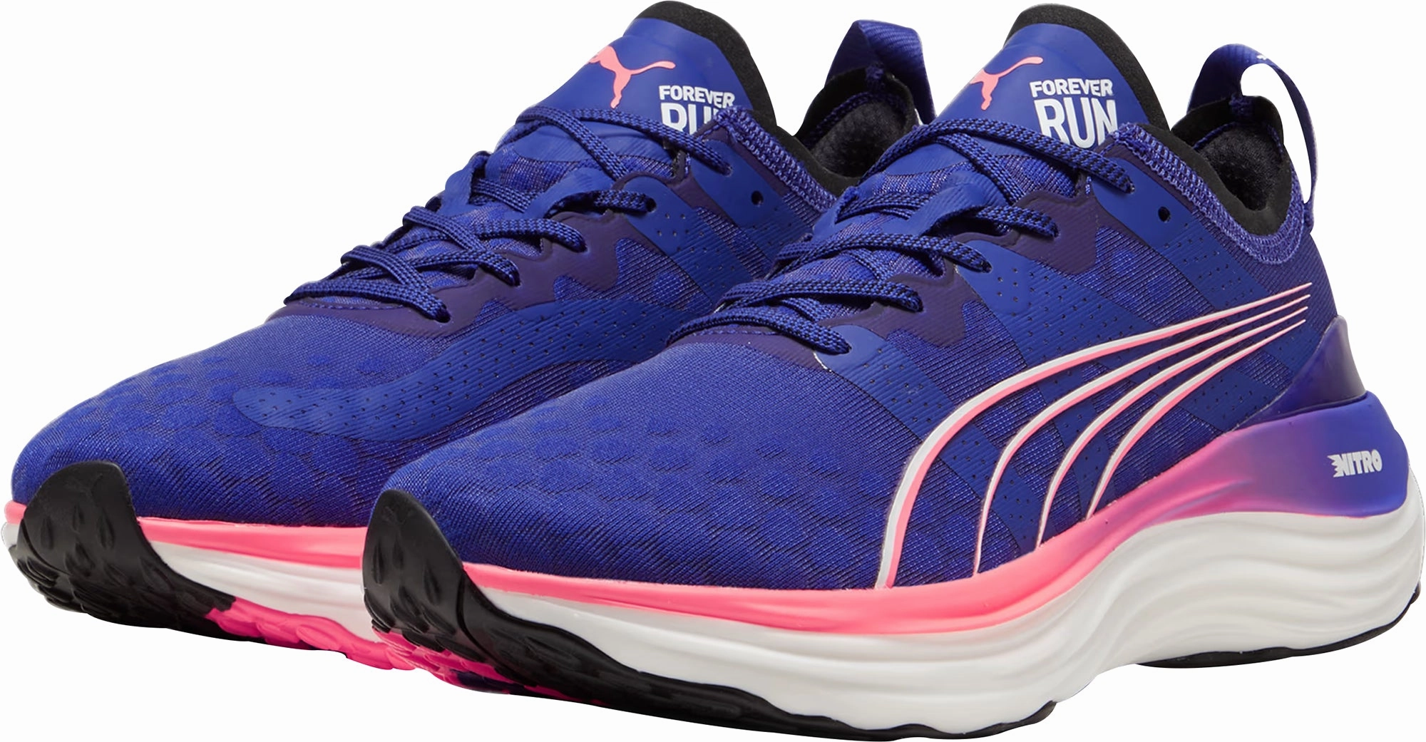 Shoes Puma Puma ForeverRun Nitro Mens Running Shoes - Navy