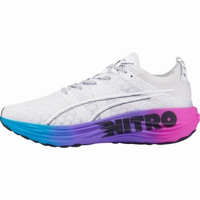 Shoes Puma Puma ForeverRun Nitro Mens Running Shoes - White