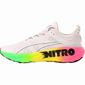 Shoes Puma Puma ForeverRun Nitro Mens Running Shoes - White