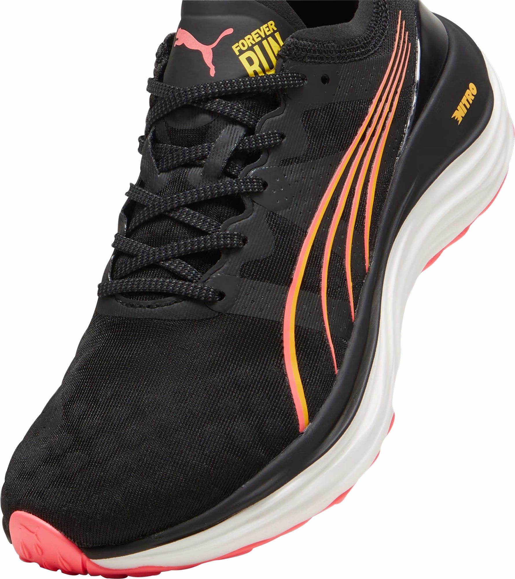 Shoes Puma Puma ForeverRun Nitro Womens Running Shoes - Black