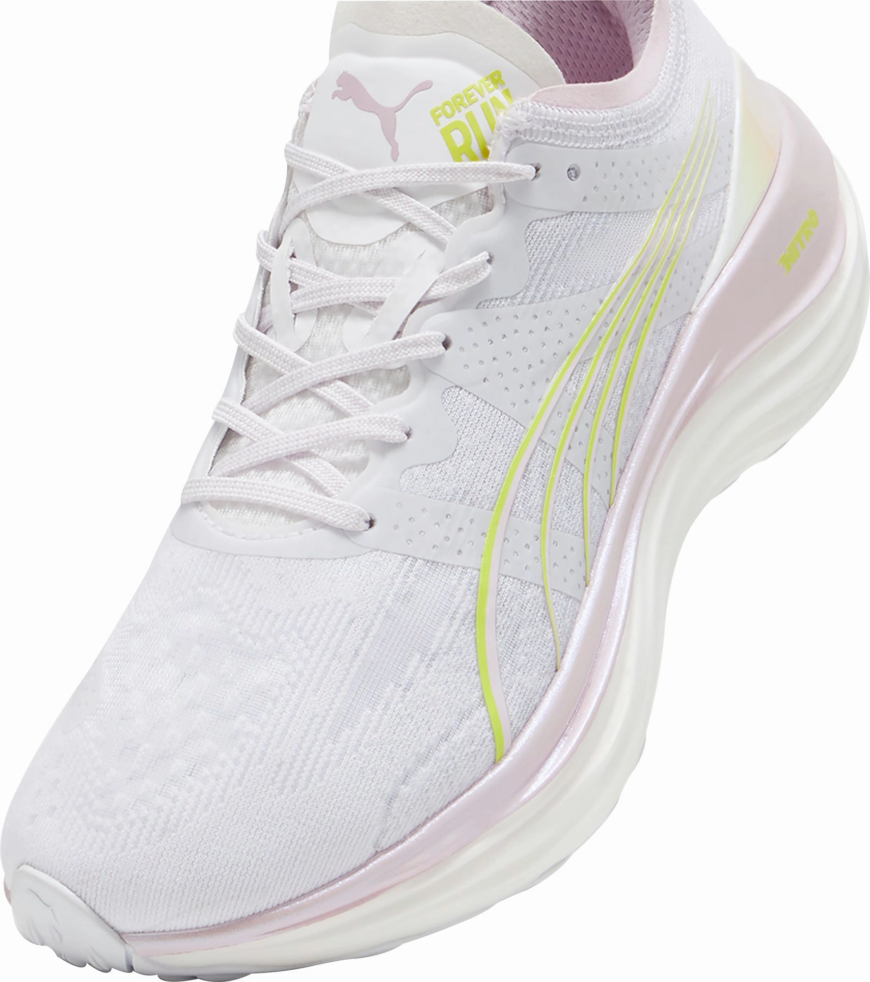 Shoes Puma Puma ForeverRun Nitro Womens Running Shoes - White