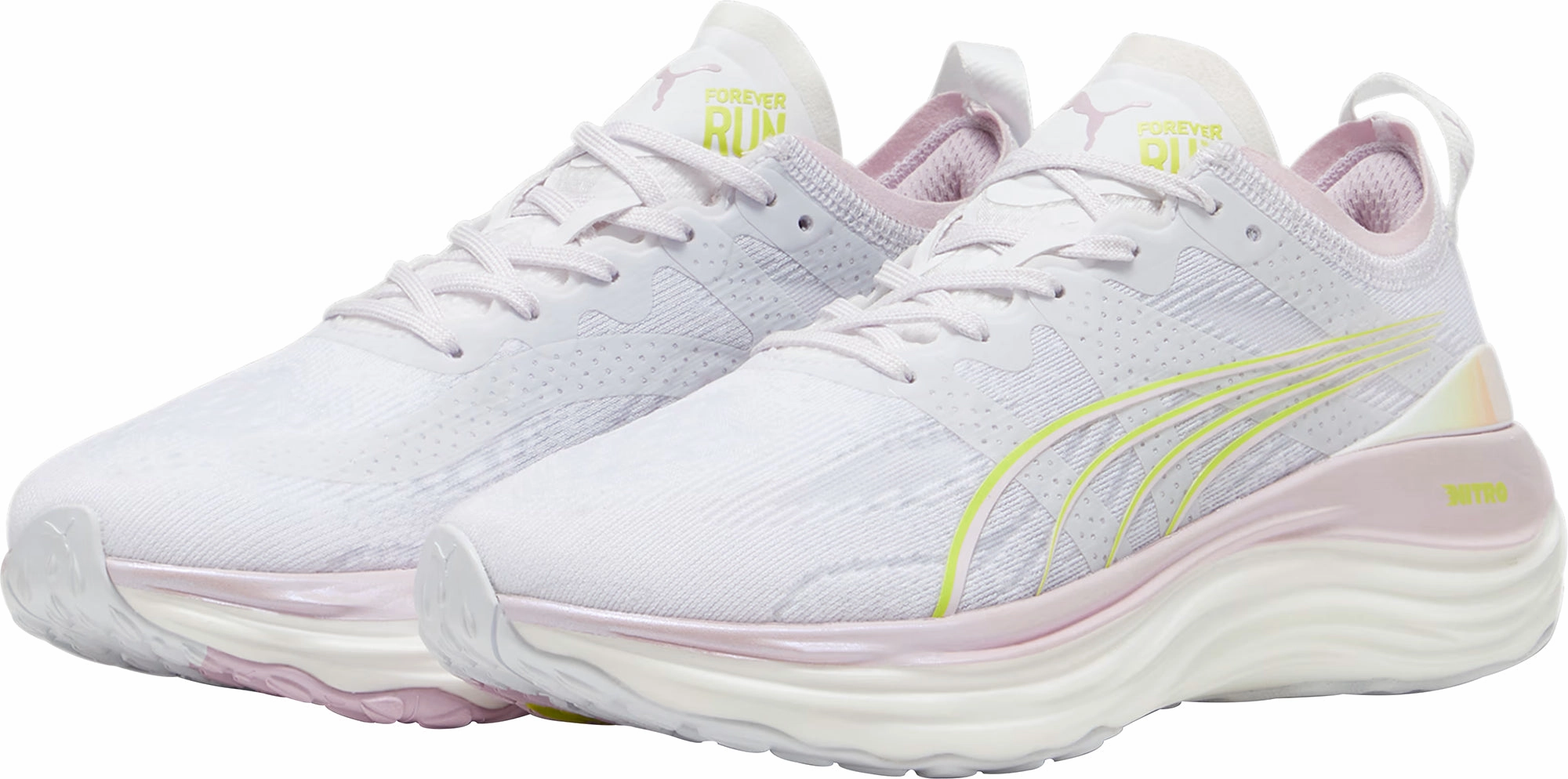Shoes Puma Puma ForeverRun Nitro Womens Running Shoes - White
