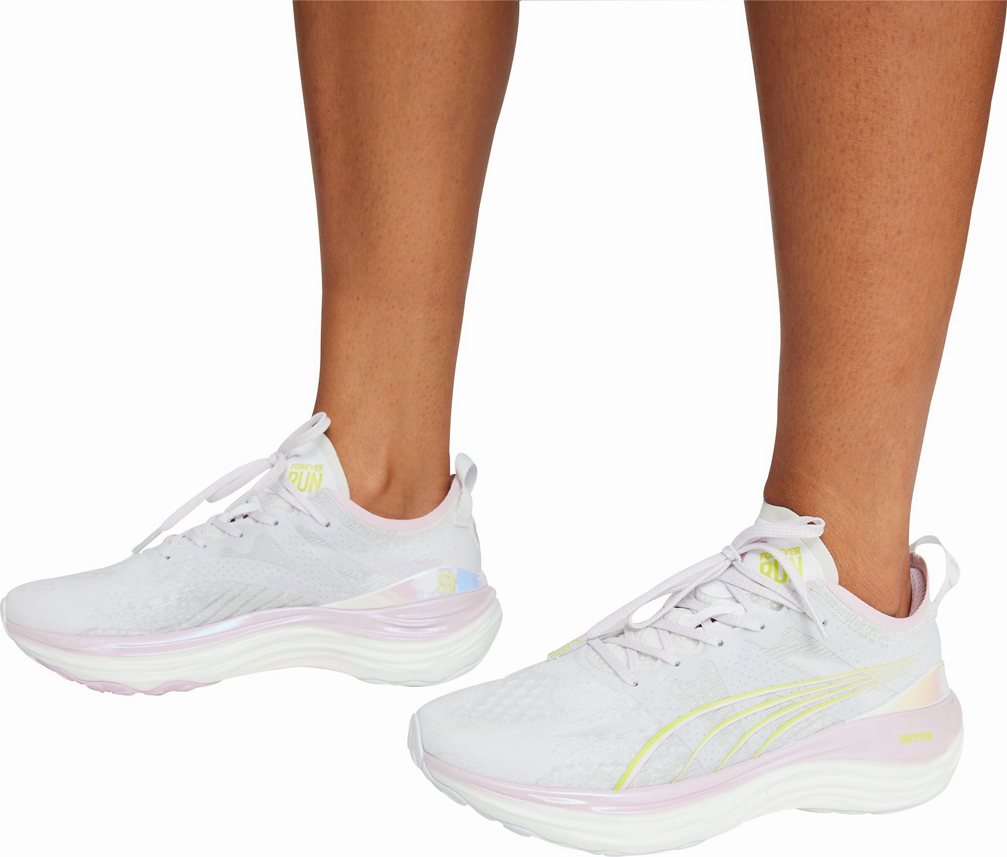 Shoes Puma Puma ForeverRun Nitro Womens Running Shoes - White