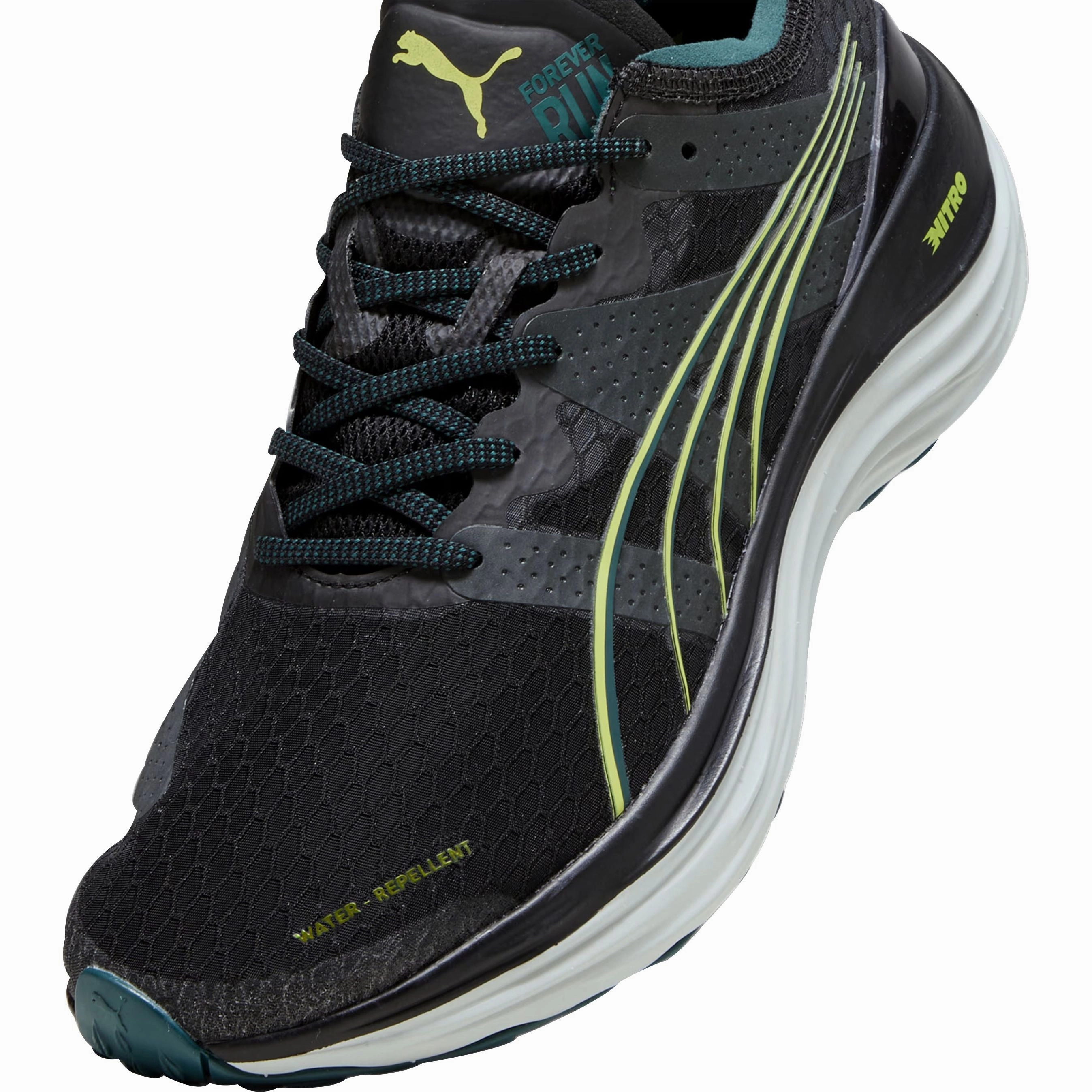 Shoes Puma Puma ForeverRun Nitro WTR Mens Running Shoes - Black