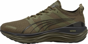 Shoes Puma Puma ForeverRun Nitro WTR Mens Running Shoes - Green