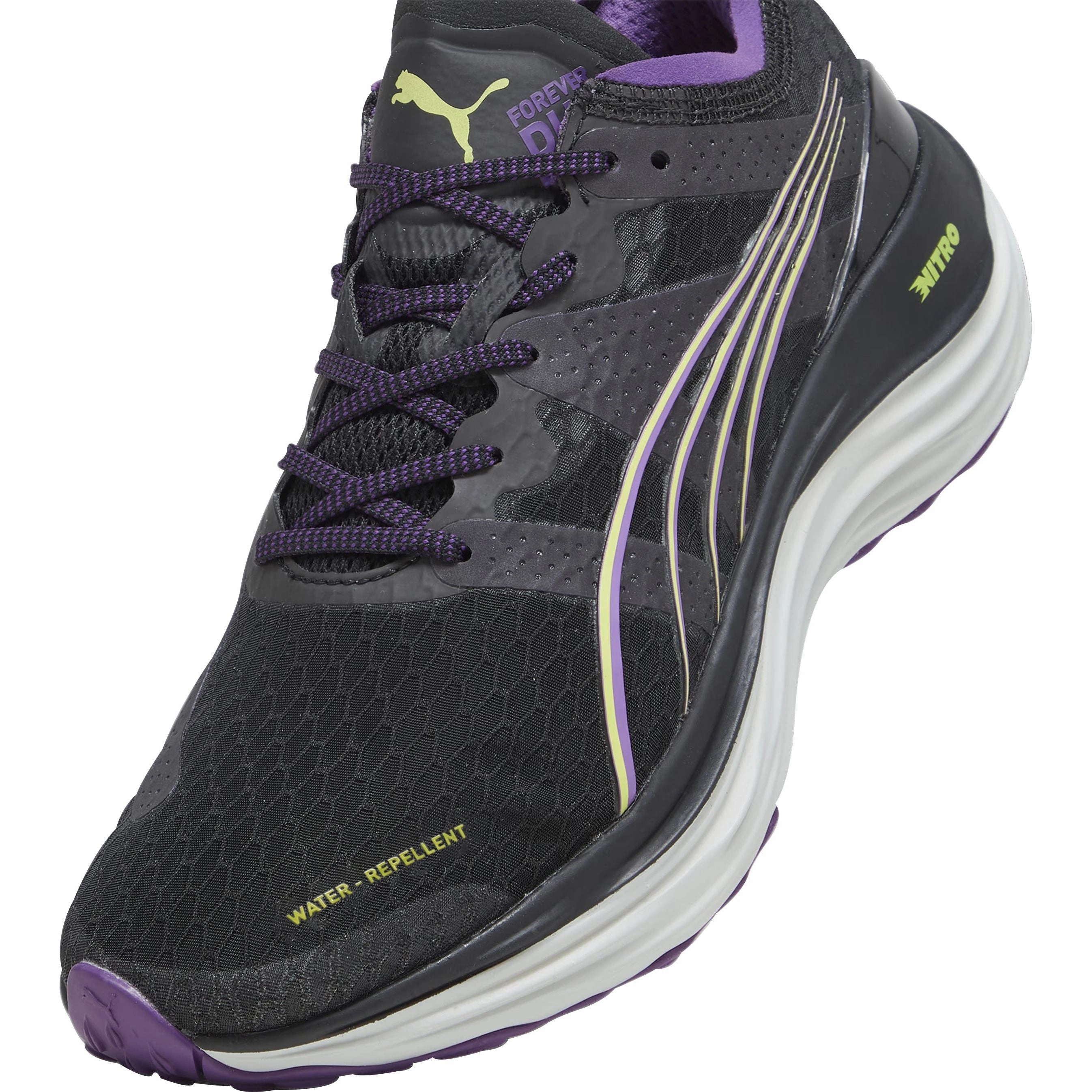 Shoes Puma Puma ForeverRun Nitro WTR Womens Running Shoes - Black