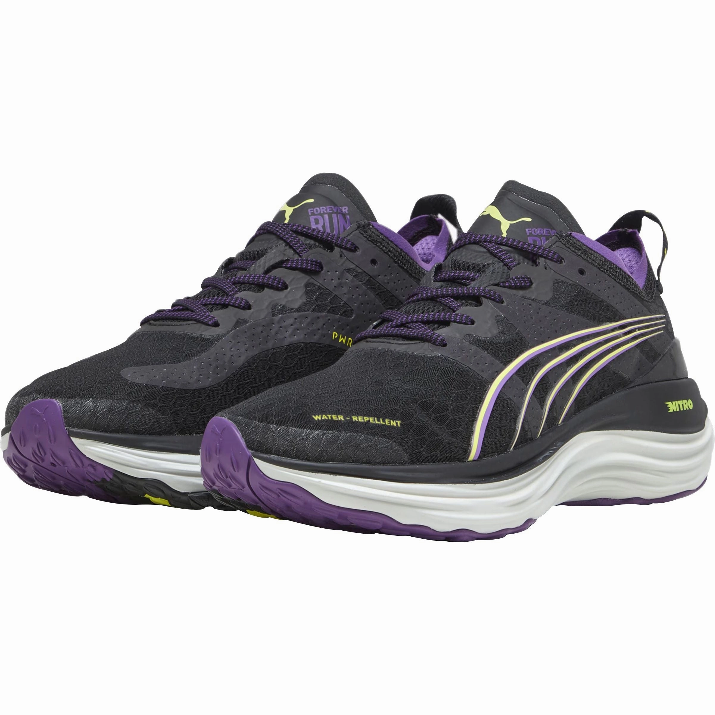 Shoes Puma Puma ForeverRun Nitro WTR Womens Running Shoes - Black