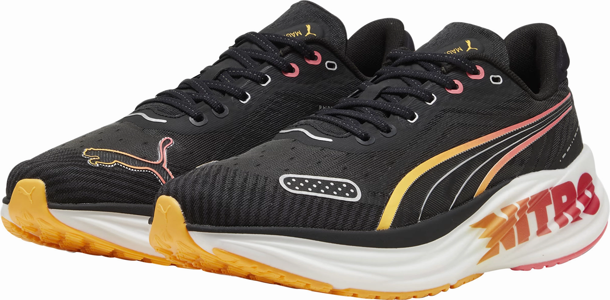 Shoes Puma Puma Magnify Nitro 2 Tech Mens Running Shoes - Black