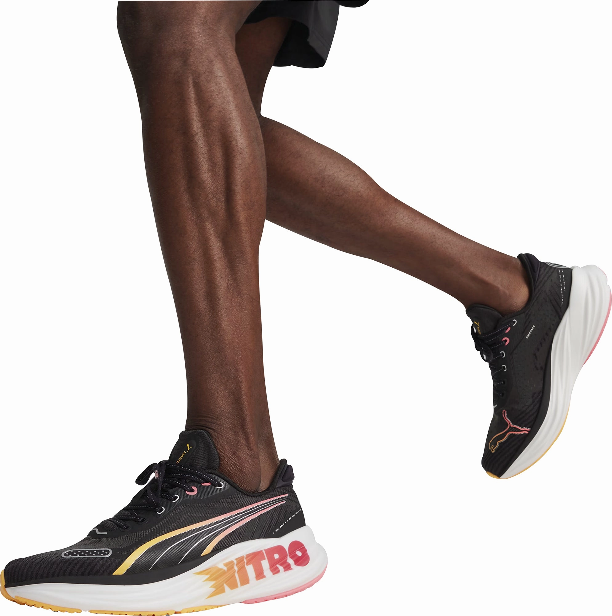 Shoes Puma Puma Magnify Nitro 2 Tech Mens Running Shoes - Black