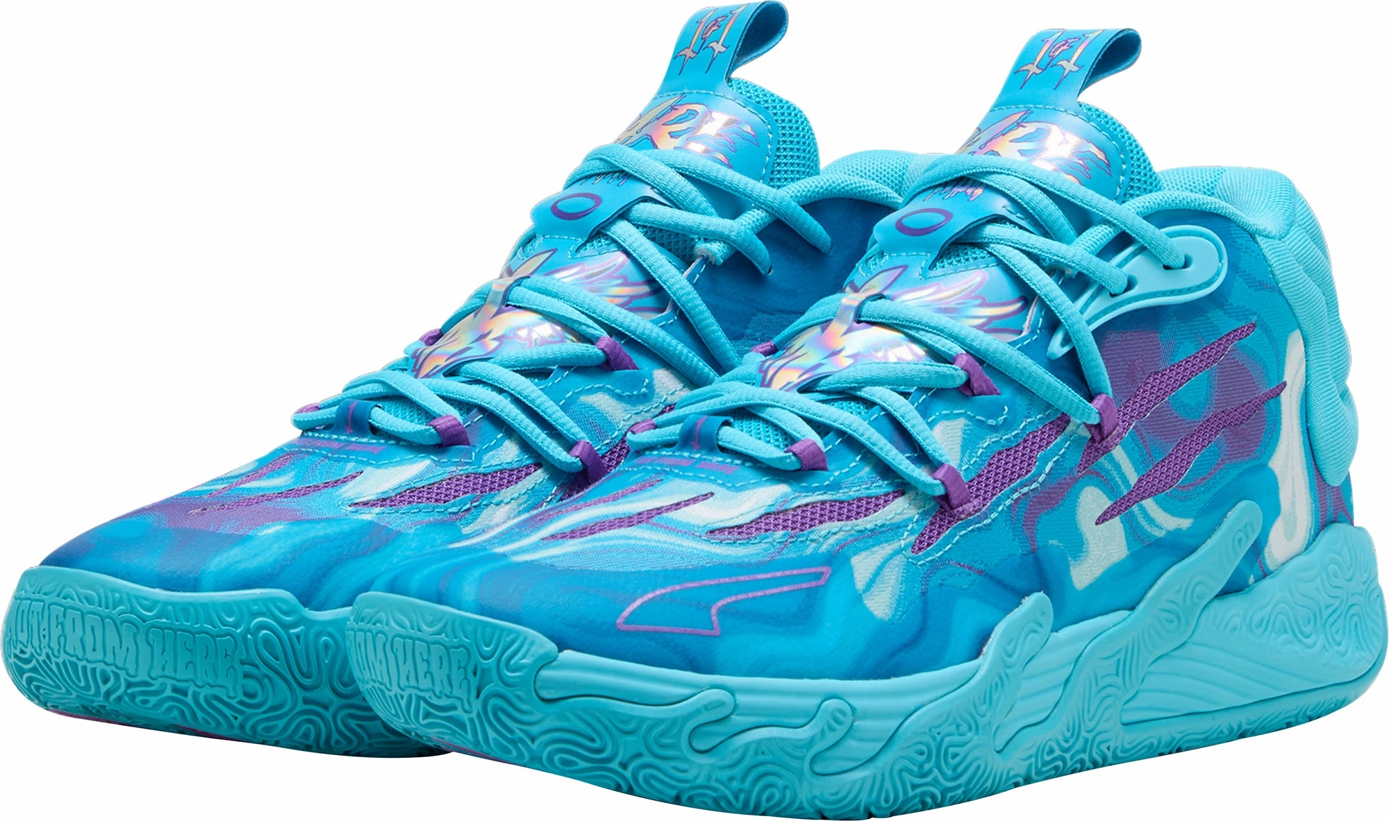 Shoes Puma Puma MB.03 CLT Mens Basketball Shoes - Blue