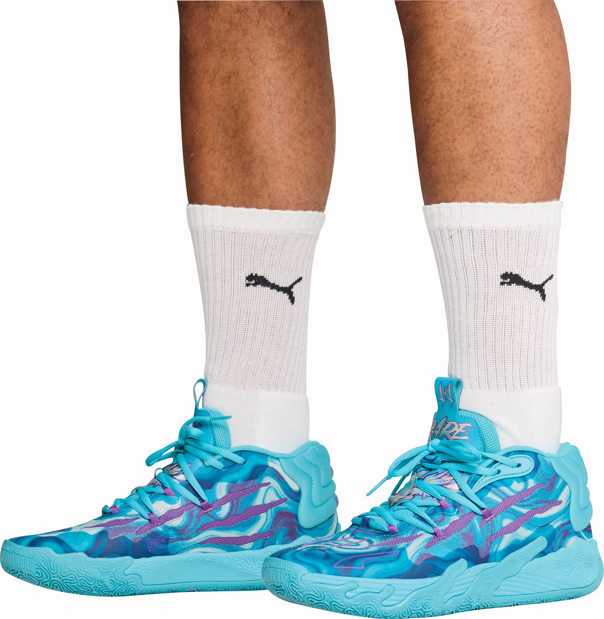 Shoes Puma Puma MB.03 CLT Mens Basketball Shoes - Blue