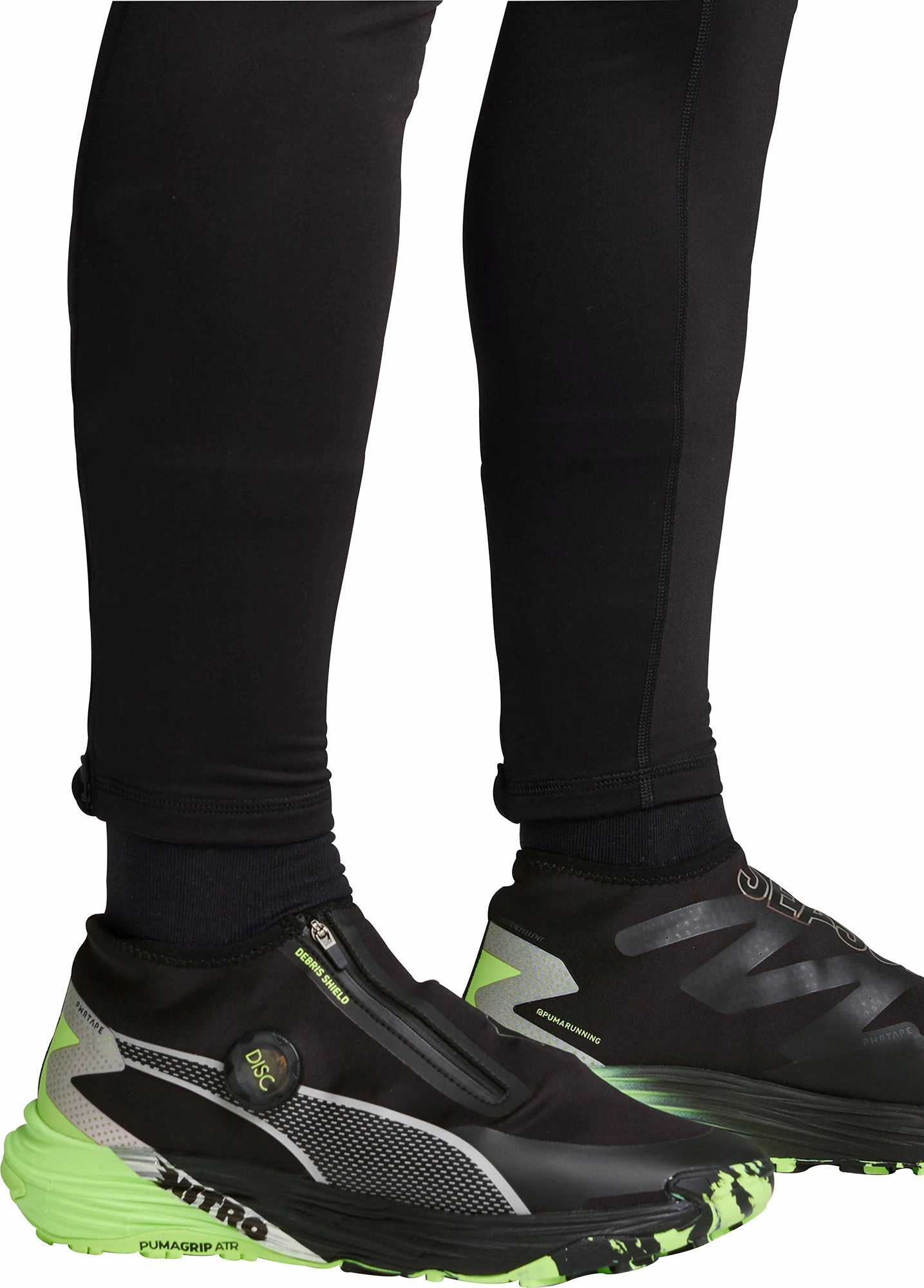 Shoes Puma Puma Voyage Nitro 3 Disc Mens Trail Running Shoes - Black