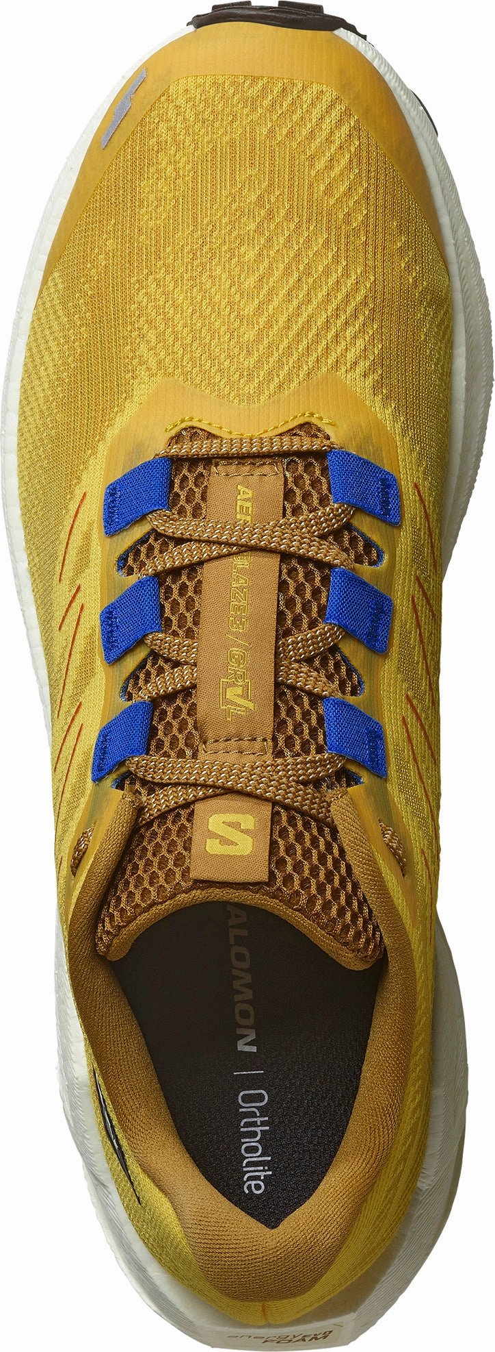 Shoes Salomon Salomon Aero Blaze 3 GRVL Mens Trail Running Shoes - Yellow