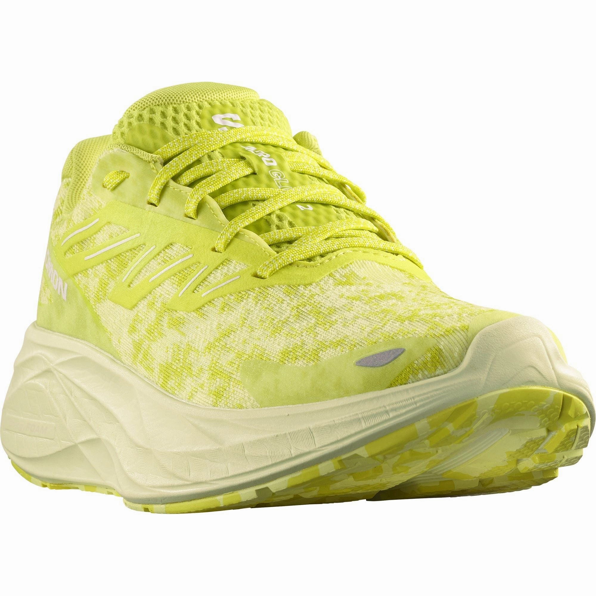 Shoes Salomon Salomon Aero Glide 2 Mens Running Shoes - Yellow