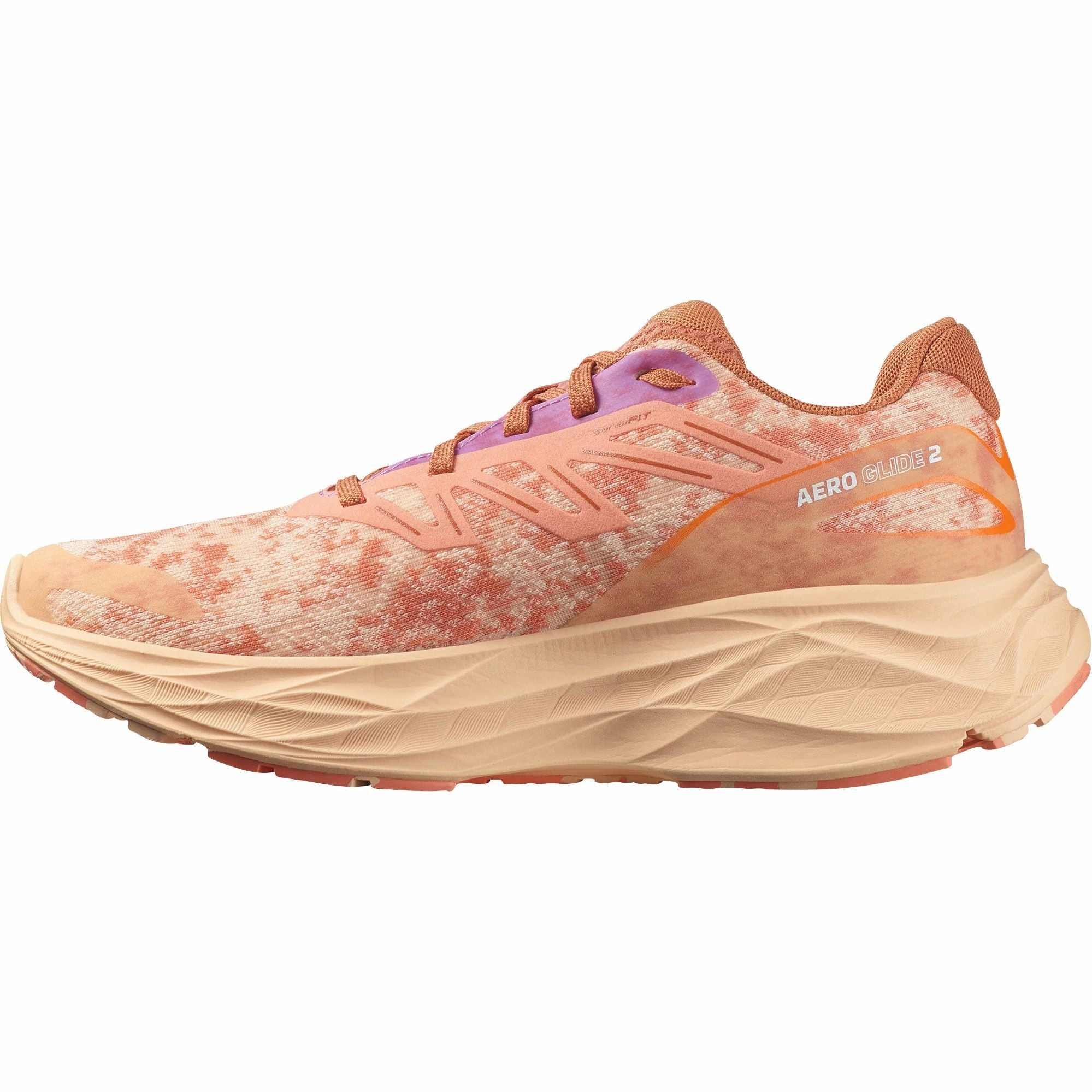Shoes Salomon Salomon Aero Glide 2 Womens Running Shoes - Orange