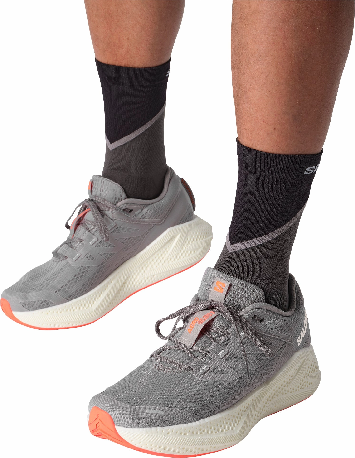 Shoes Salomon Salomon Aero Glide 3 Mens Running Shoes - Grey
