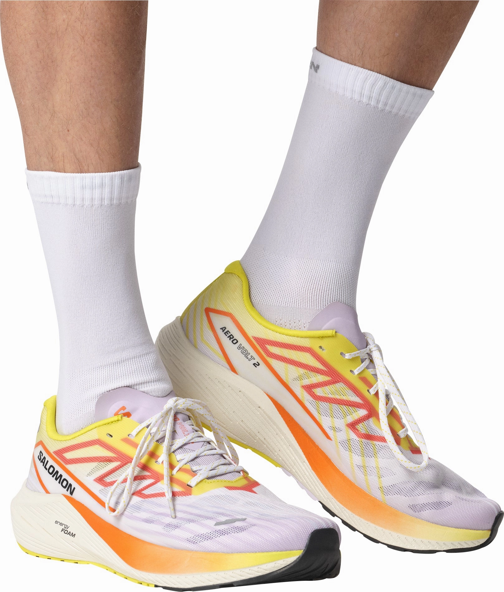 Shoes Salomon Salomon Aero Volt 2 Mens Running Shoes - White