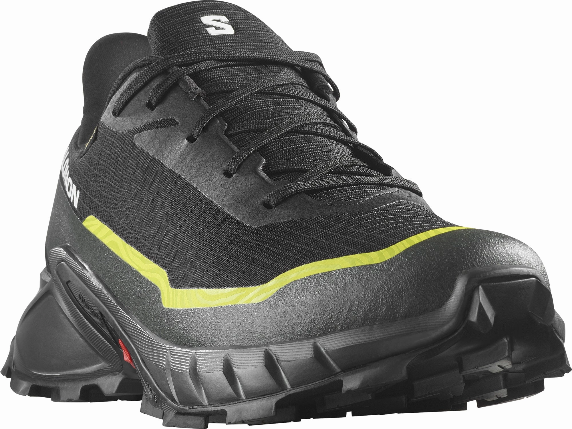 Shoes Salomon Salomon Alphacross 5 GORE-TEX Mens Trail Running Shoes - Black