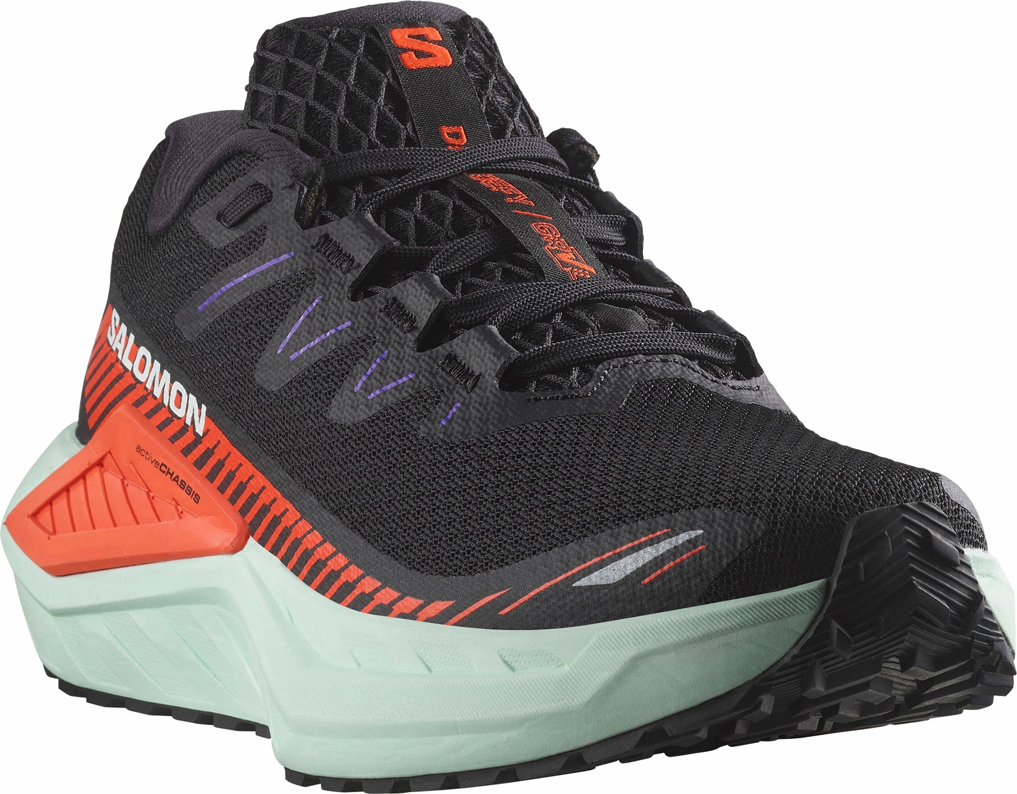 Shoes Salomon Salomon DRX DEFY GRVL Womens Trail Running Shoes - Black