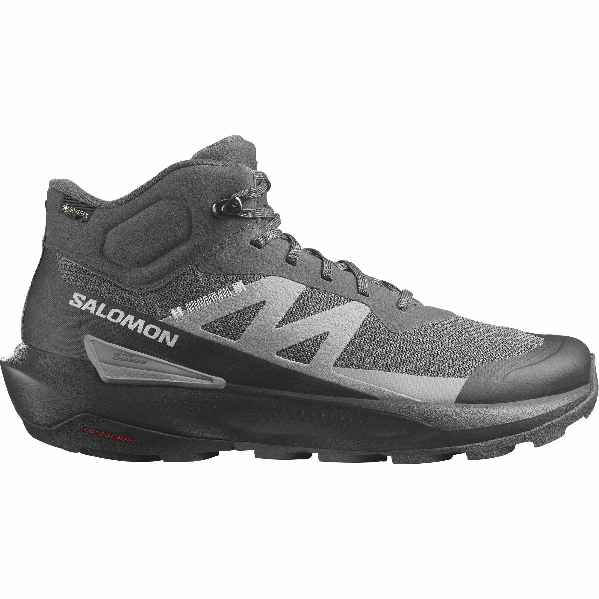 Shoes Salomon Salomon Elixir Activ Mid GORE-TEX Mens Walking Shoes - Grey
