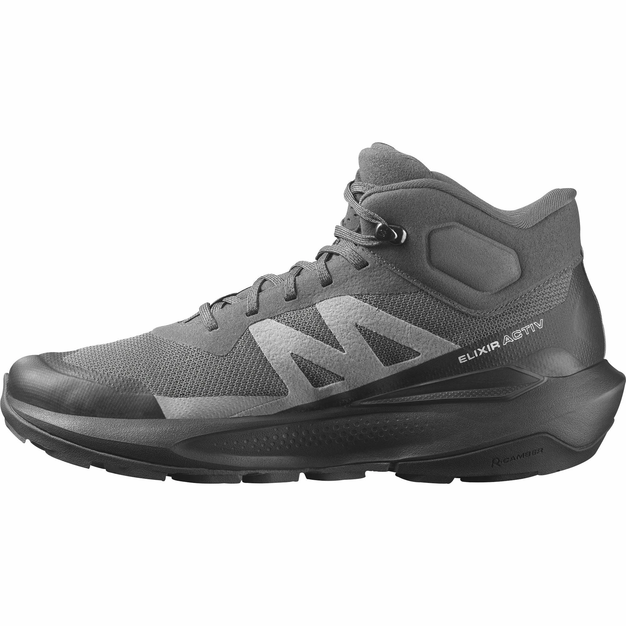 Shoes Salomon Salomon Elixir Activ Mid GORE-TEX Mens Walking Shoes - Grey