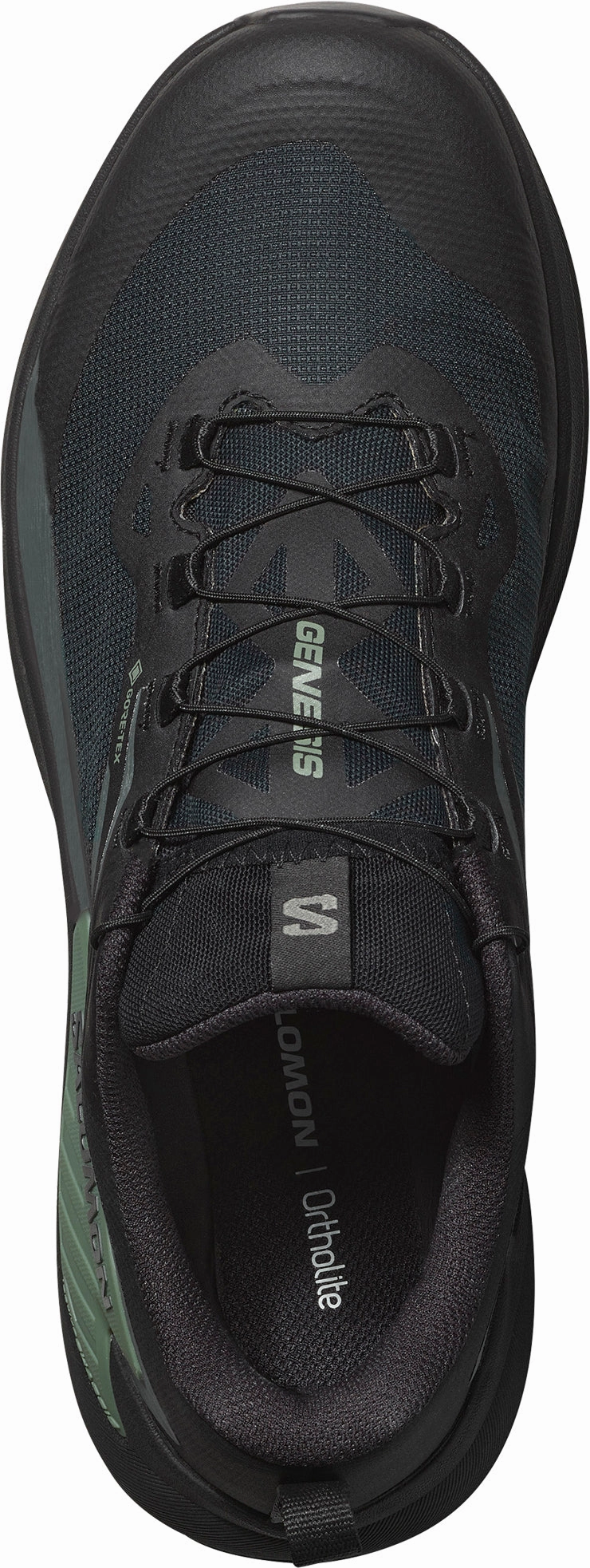 Shoes Salomon Salomon Genesis GORE-TEX Mens Trail Running Shoes - Black