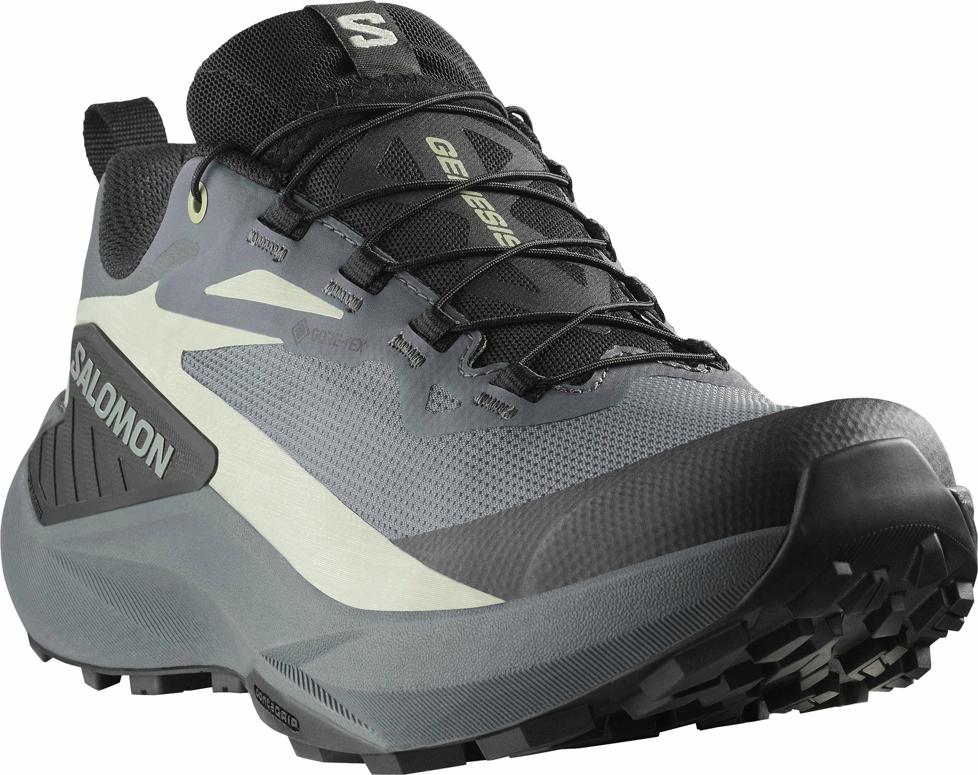 Shoes Salomon Salomon Genesis GORE-TEX Womens Trail Running Shoes - Grey