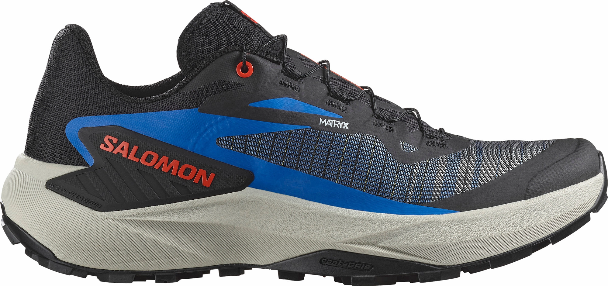 Shoes Salomon Salomon Genesis Mens Trail Running Shoes - Black
