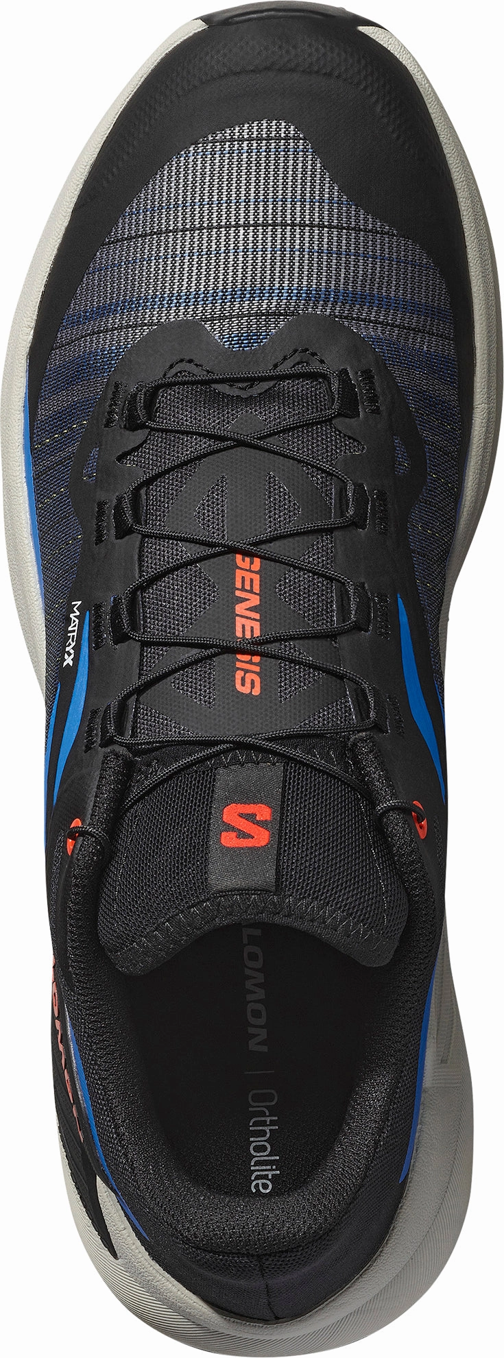 Shoes Salomon Salomon Genesis Mens Trail Running Shoes - Black
