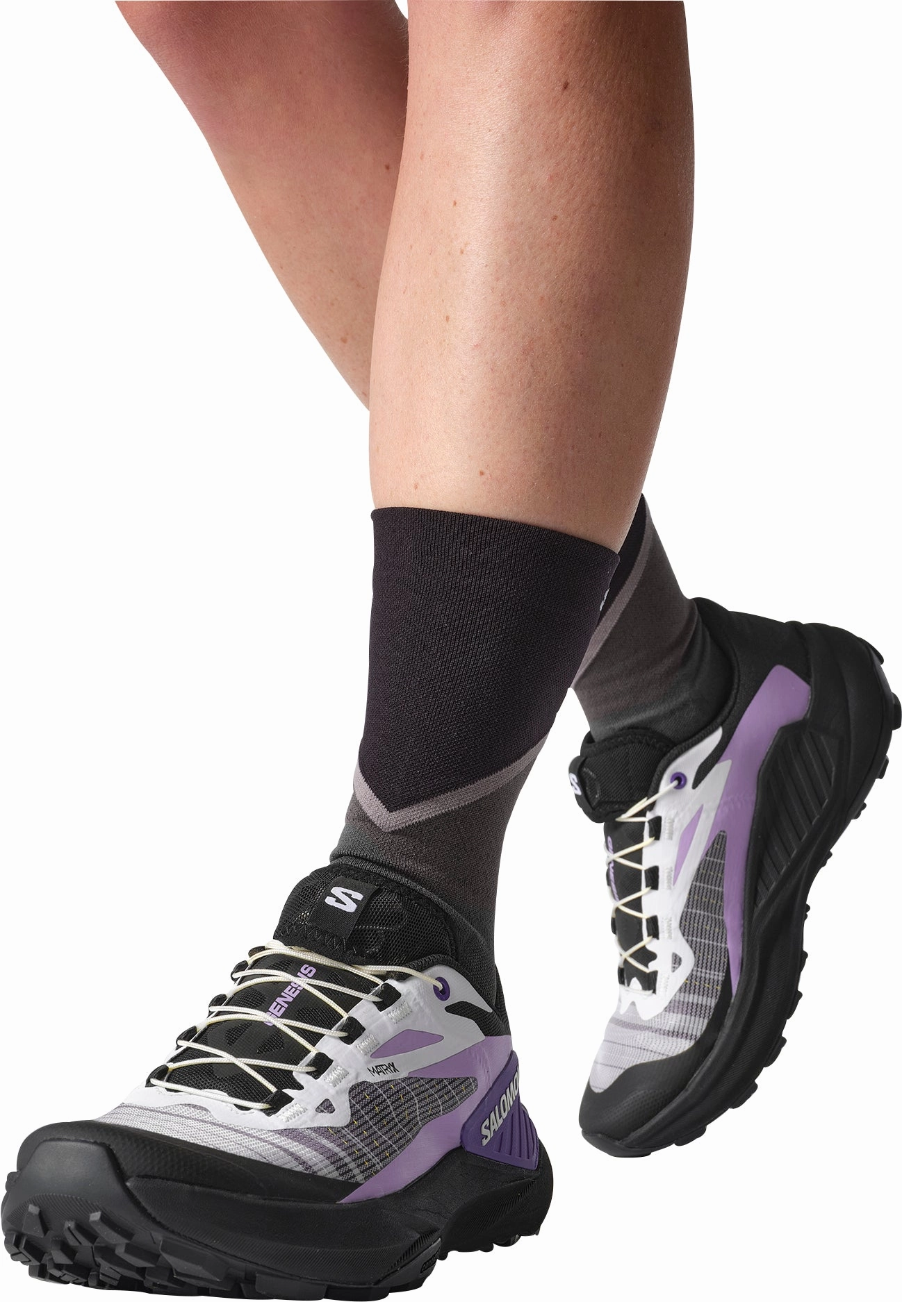 Shoes Salomon Salomon Genesis Womens Trail Running Shoes - Black