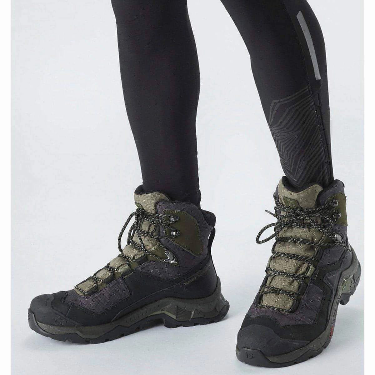 Shoes Salomon Salomon Quest Element GORE-TEX Mens Walking Boots - Black