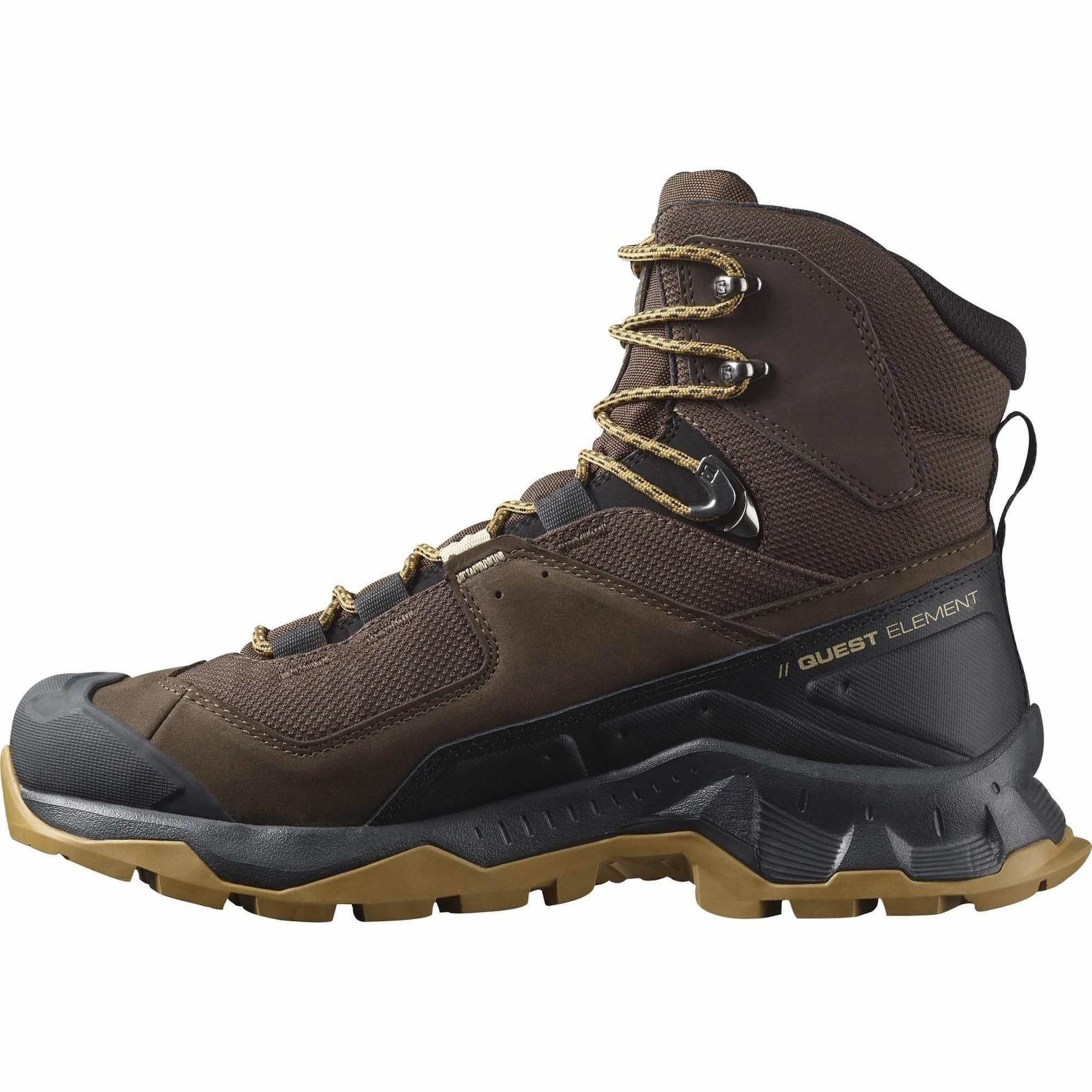 Shoes Salomon Salomon Quest Element GORE-TEX Mens Walking Boots - Brown