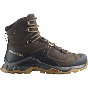 Shoes Salomon Salomon Quest Element GORE-TEX Mens Walking Boots - Brown