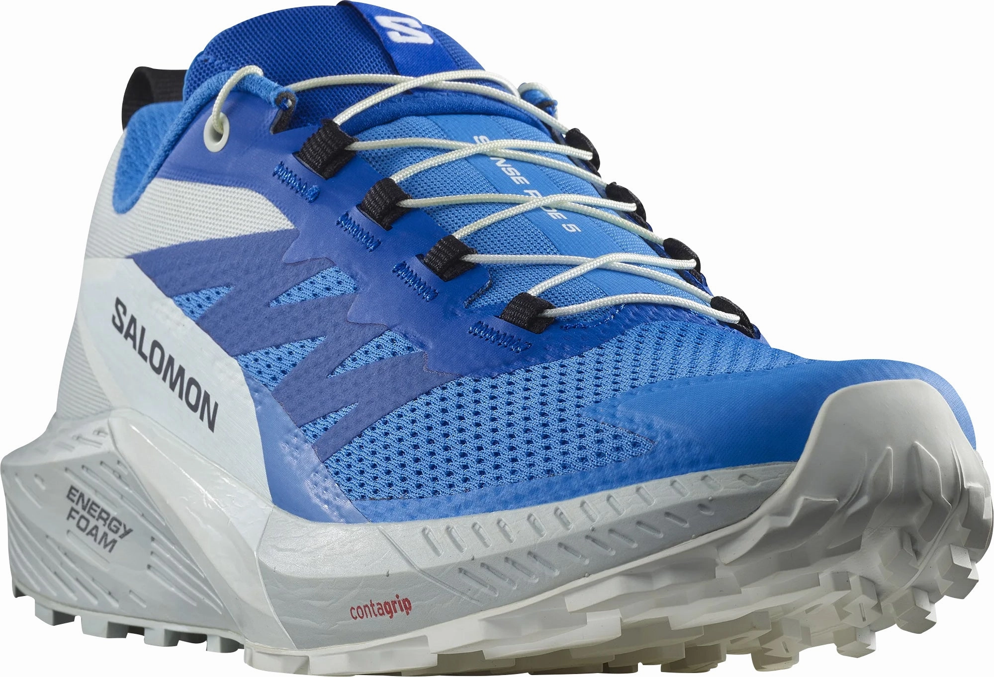 Shoes Salomon Salomon Sense Ride 5 Mens Trail Running Shoes - Blue