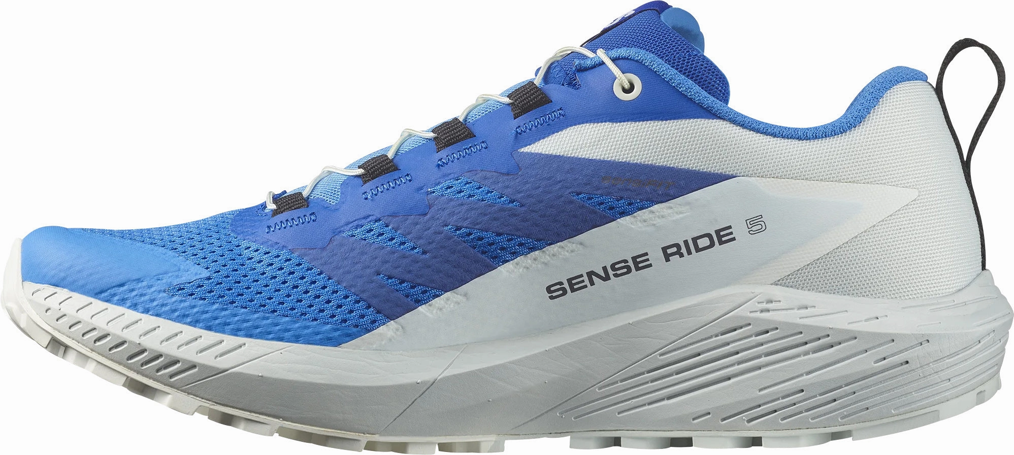 Shoes Salomon Salomon Sense Ride 5 Mens Trail Running Shoes - Blue