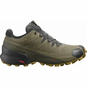 Shoes Salomon Salomon Speedcross 5 GORE-TEX Mens Trail Running Shoes - Green