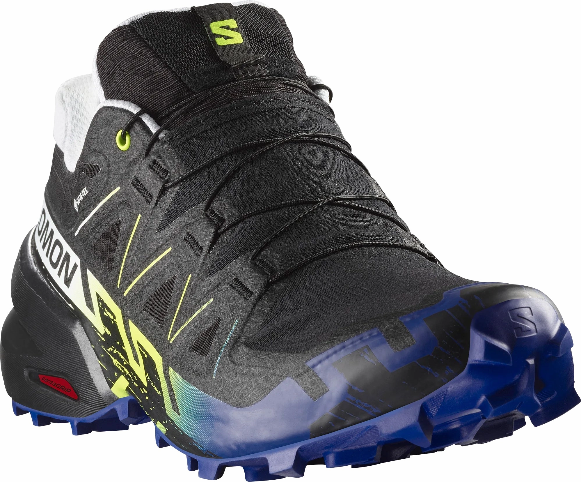 Shoes Salomon Salomon Speedcross 6 GORE-TEX Mens Trail Running Shoes - Black