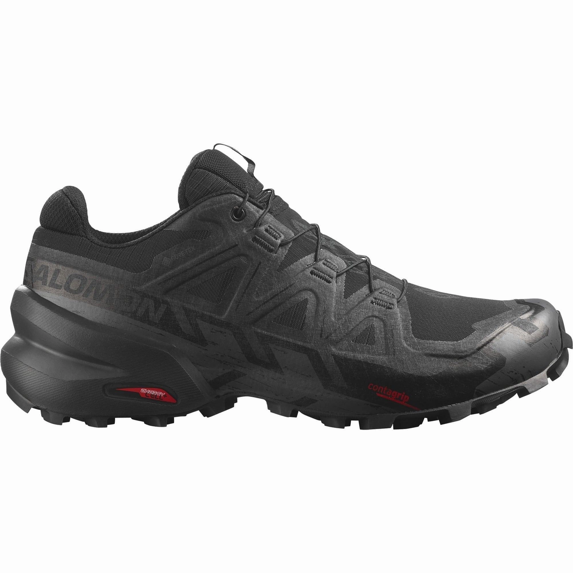 Shoes Salomon Salomon Speedcross 6 GORE-TEX Mens Trail Running Shoes - Black
