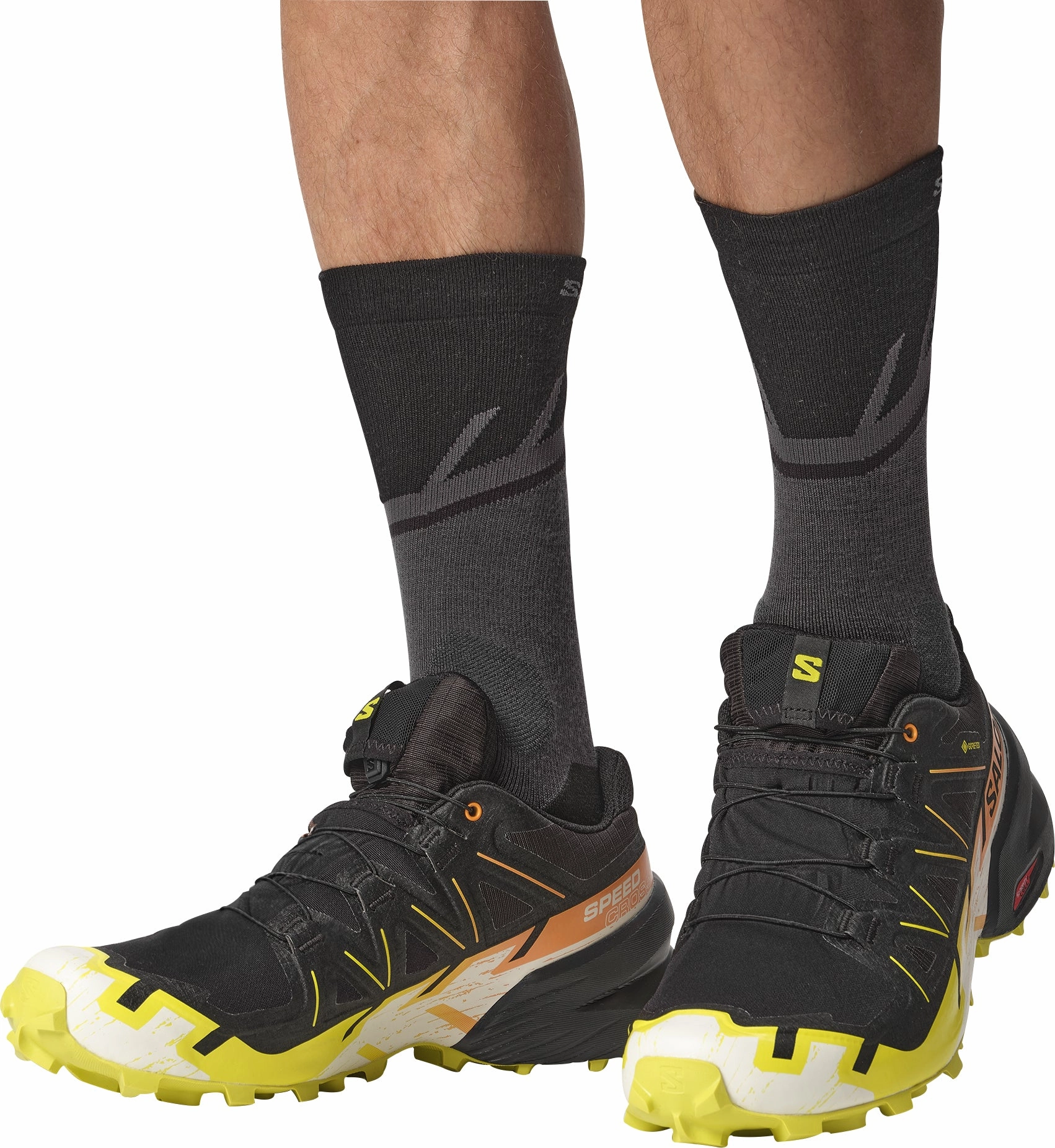 Shoes Salomon Salomon Speedcross 6 GORE-TEX Mens Trail Running Shoes - Black