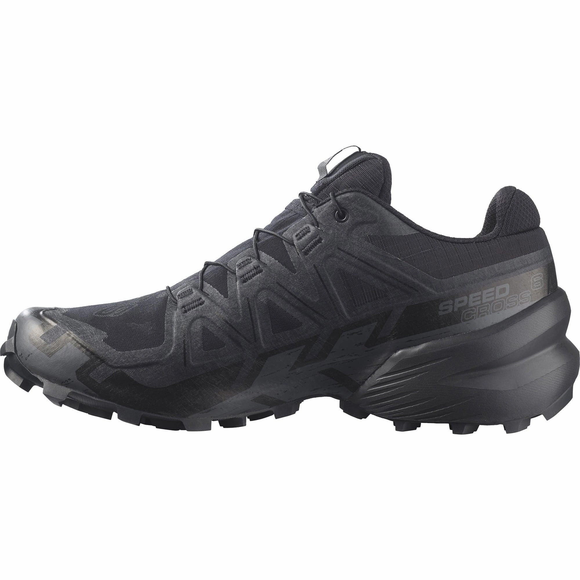 Shoes Salomon Salomon Speedcross 6 GORE-TEX Mens Trail Running Shoes - Black