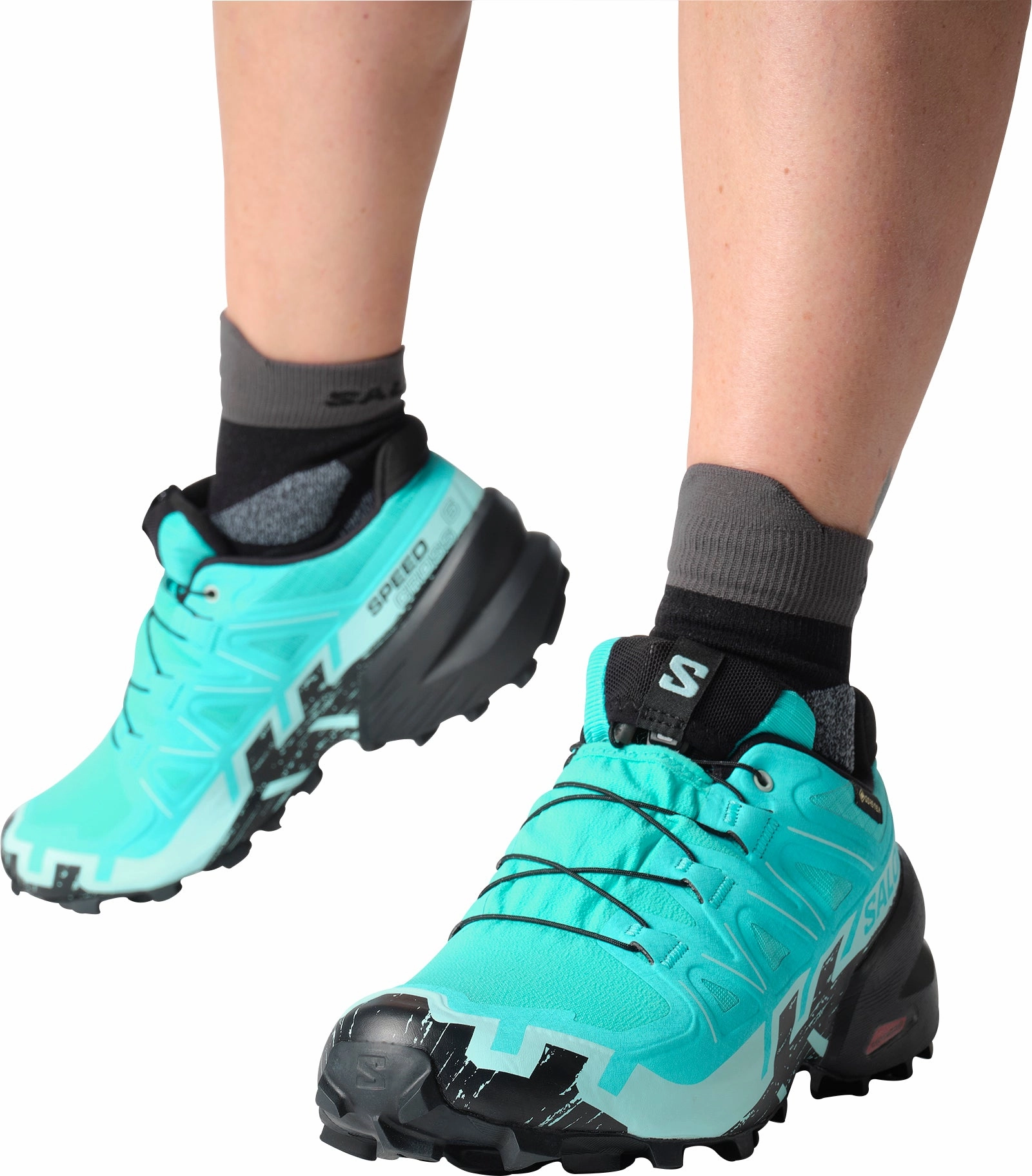 Shoes Salomon Salomon Speedcross 6 GORE-TEX Womens Trail Running Shoes - Blue