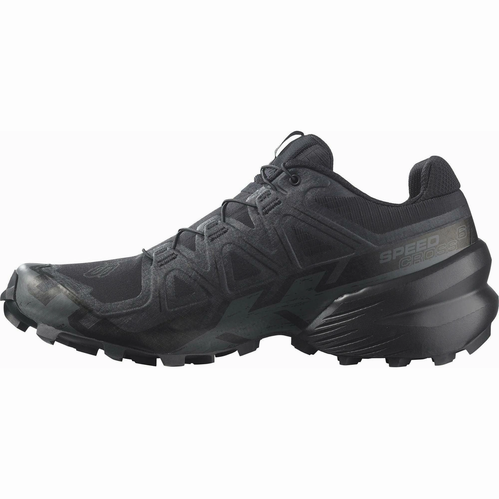 Shoes Salomon Salomon Speedcross 6 Mens Trail Running Shoes - Black