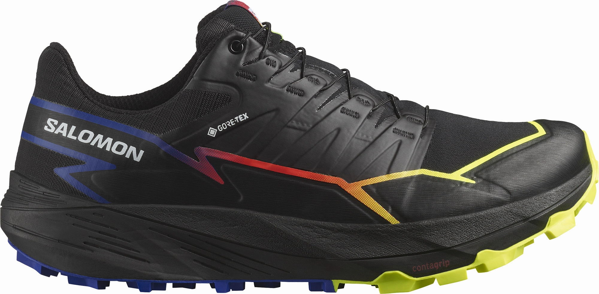 Shoes Salomon Salomon Thundercorss GORE-TEX Mens Trail Running Shoes - Black