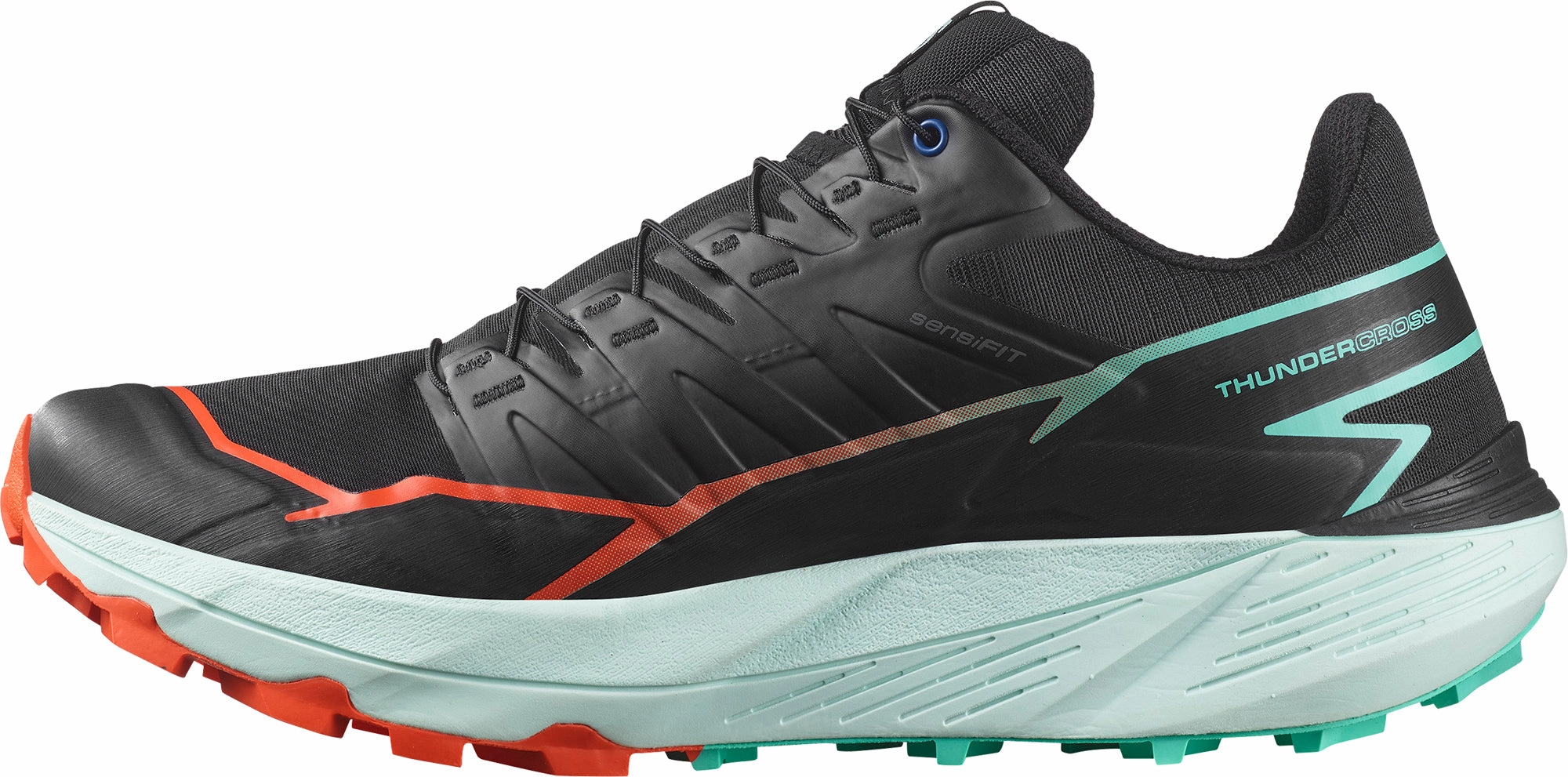 Shoes Salomon Salomon Thundercross Mens Trail Running Shoes - Black