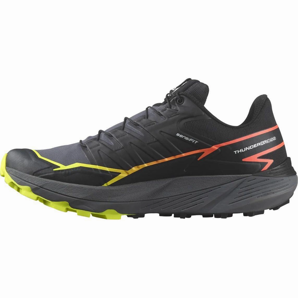 Shoes Salomon Salomon Thundercross Mens Trail Running Shoes - Black