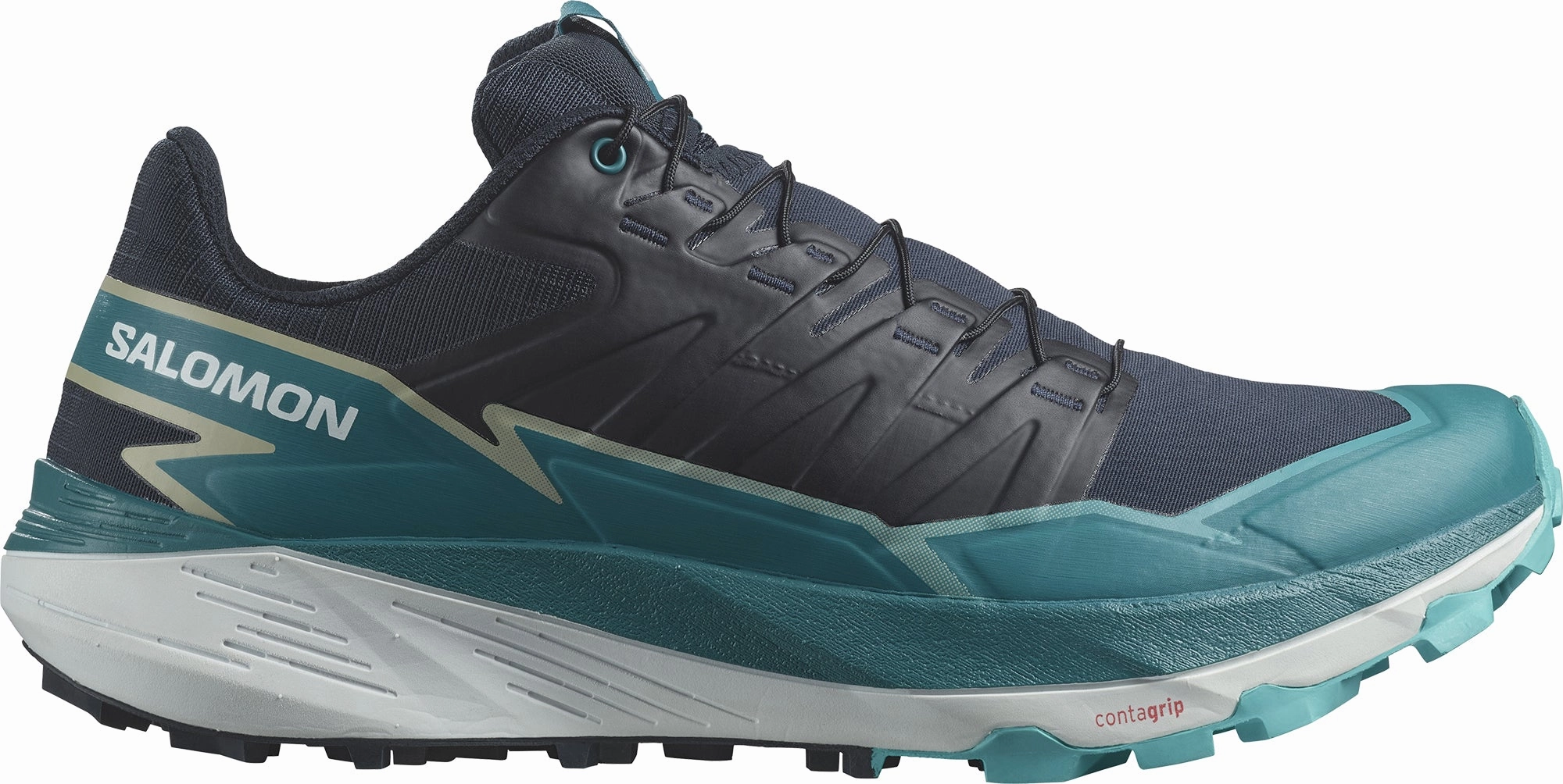 Shoes Salomon Salomon Thundercross Mens Trail Running Shoes - Blue