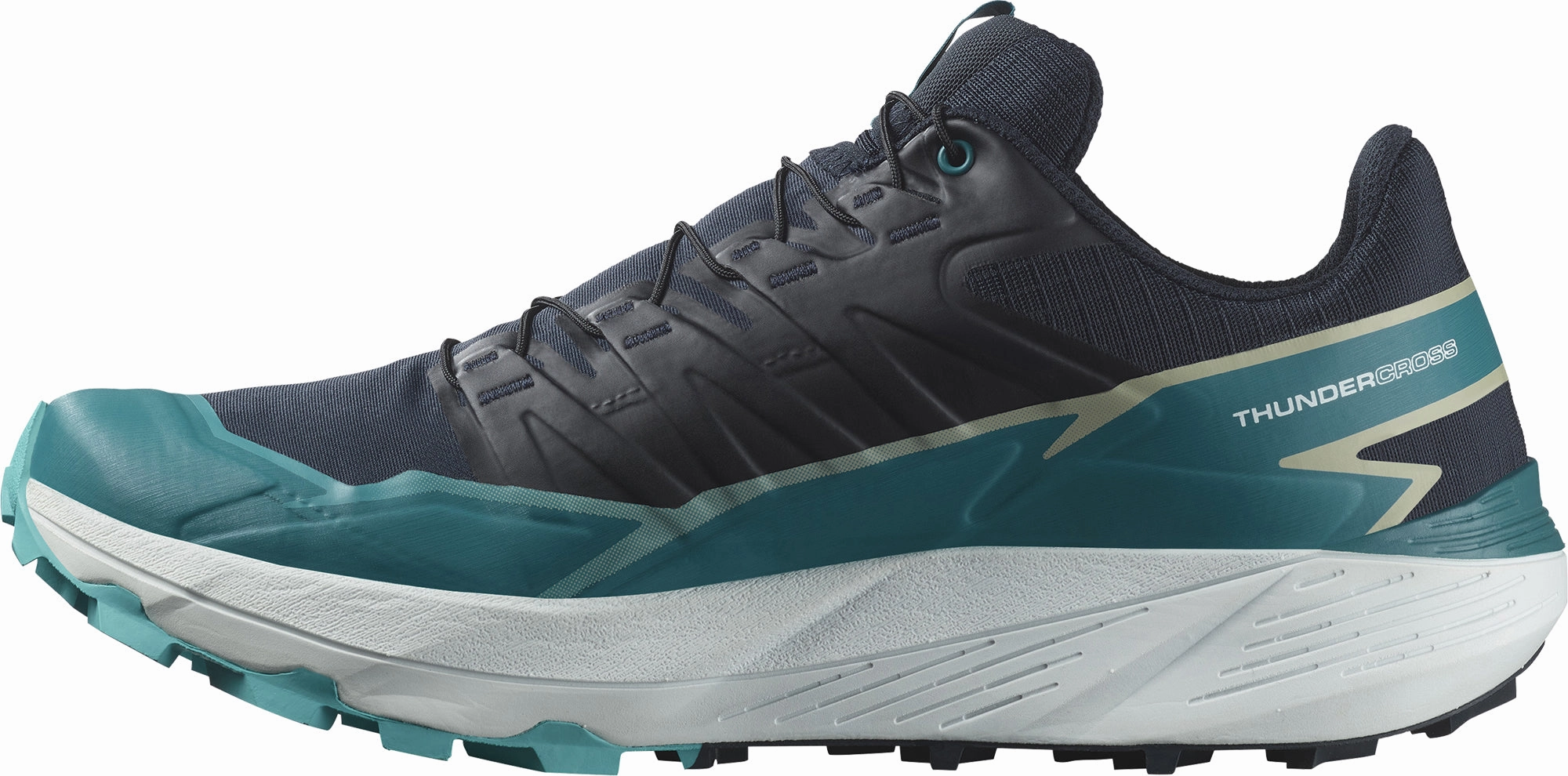 Shoes Salomon Salomon Thundercross Mens Trail Running Shoes - Blue